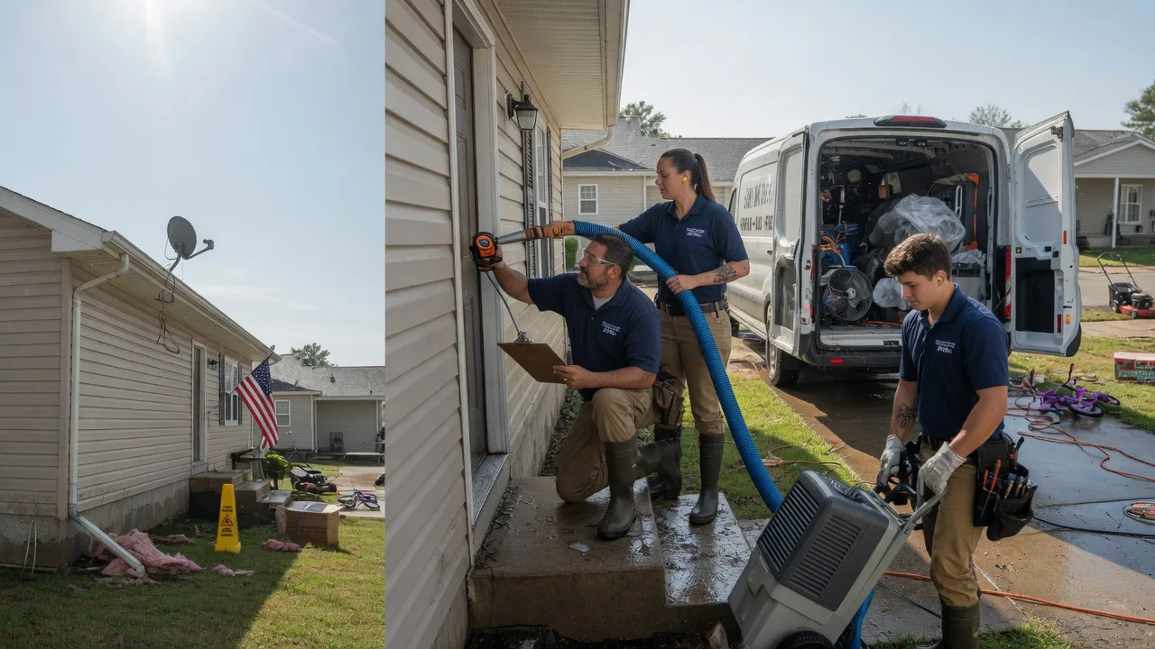 Ceiling Water Damage Restoration in Portland, OH near me